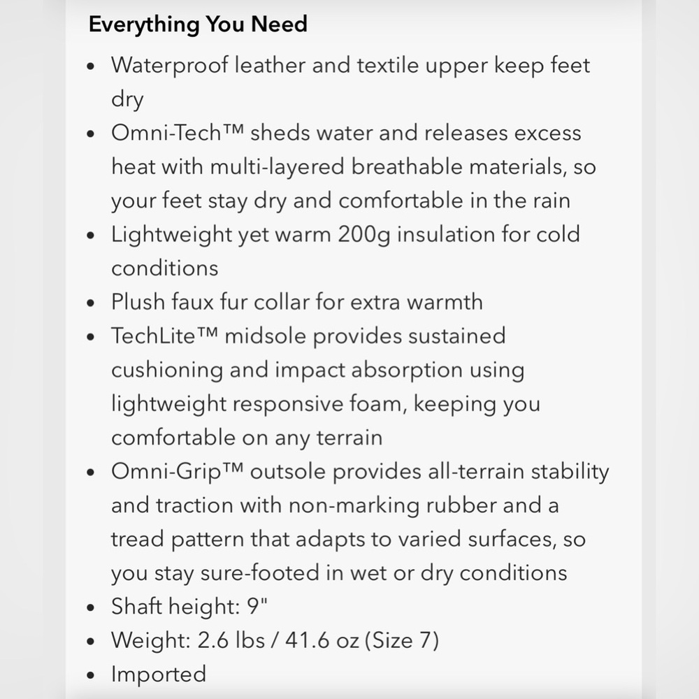 NWT Columbia 8W LEATHER Winter ICE Maiden II BOOTS - Picture 7 of 15